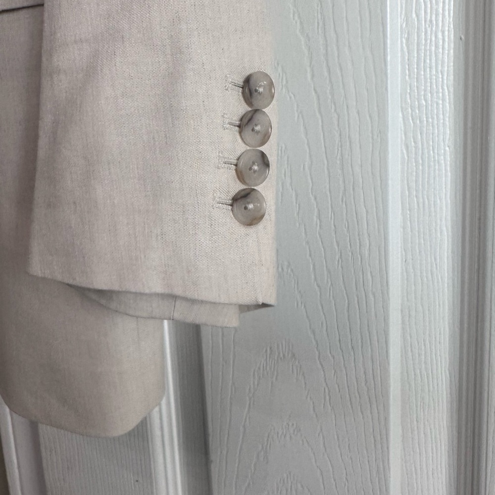 Banana Republic LENA RELAXED LINEN-BLEND BLAZER - Picture 8 of 9